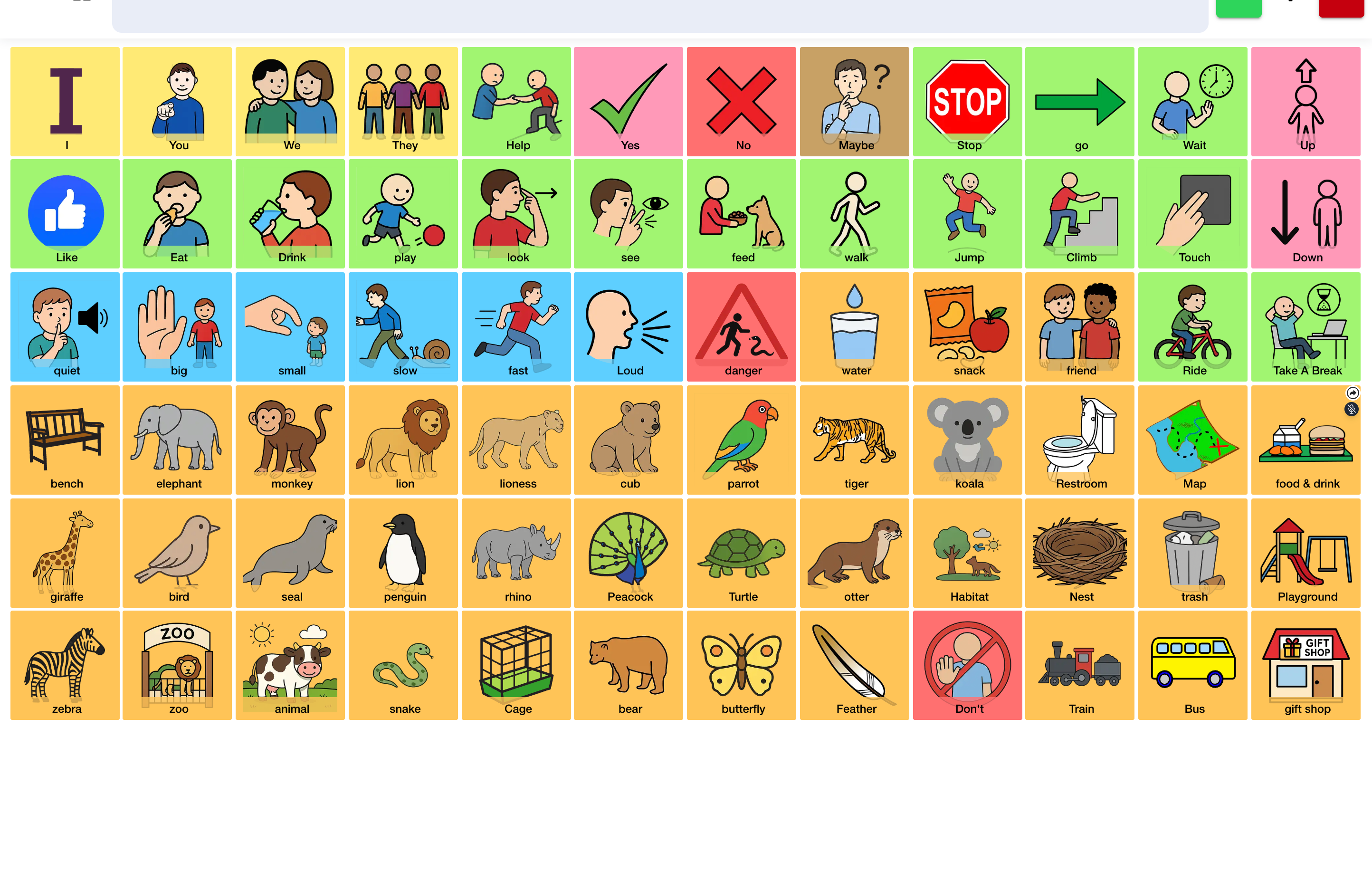 Going to the Zoo board preview